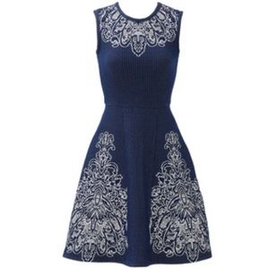 Yoana Baraschi Navy Lotus Moon Dress